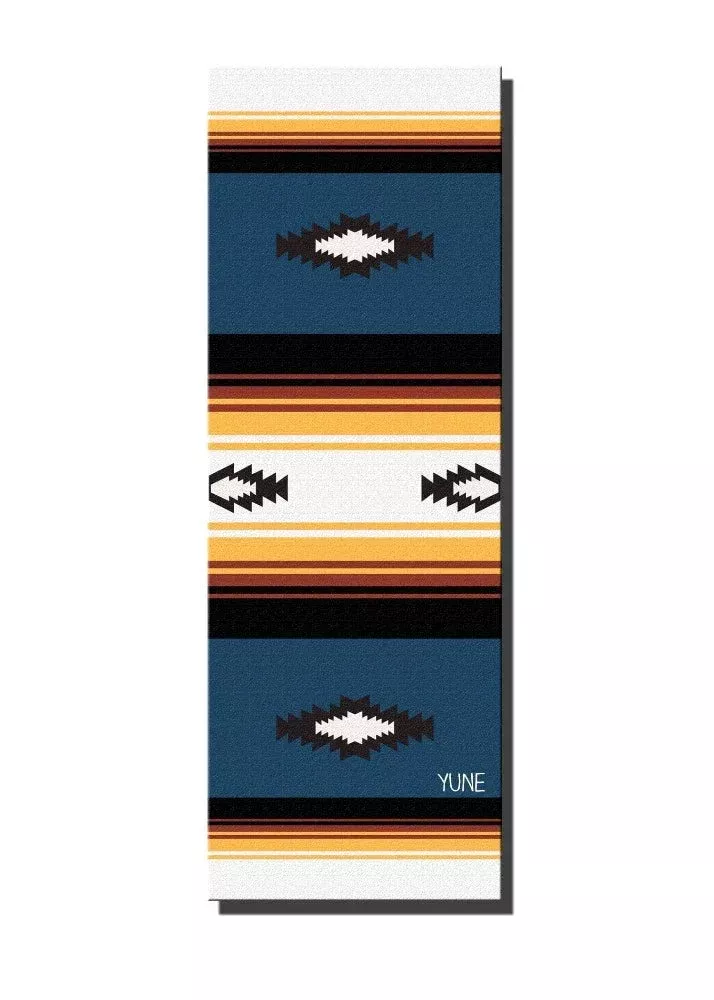 Yune Yoga - Yoga Mat | 6mm Thick | Striped | Non-Slip | Eco Friendly | Nelson