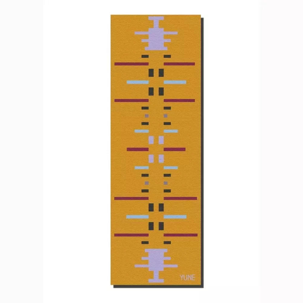 Yune Yoga - Yoga Mat | 6mm Thick | Tan | Non-Slip | Eco Friendly | CR24