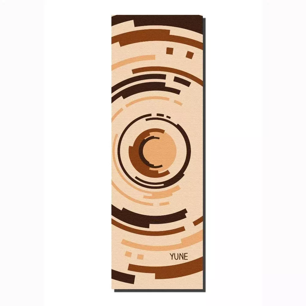 Yune Yoga - Yoga Mat | 6mm Thick | Tan | Non-Slip | Eco Friendly | ER68