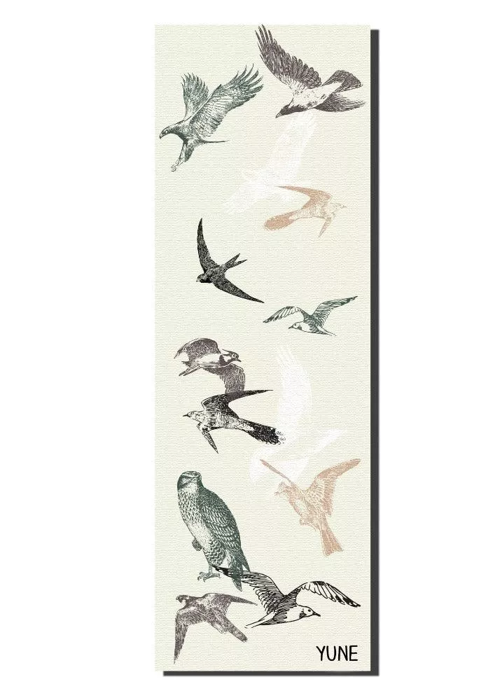 Yune Yoga - Yoga Mat | 6mm Thick | Tan | Non-Slip | Eco Friendly | Flint