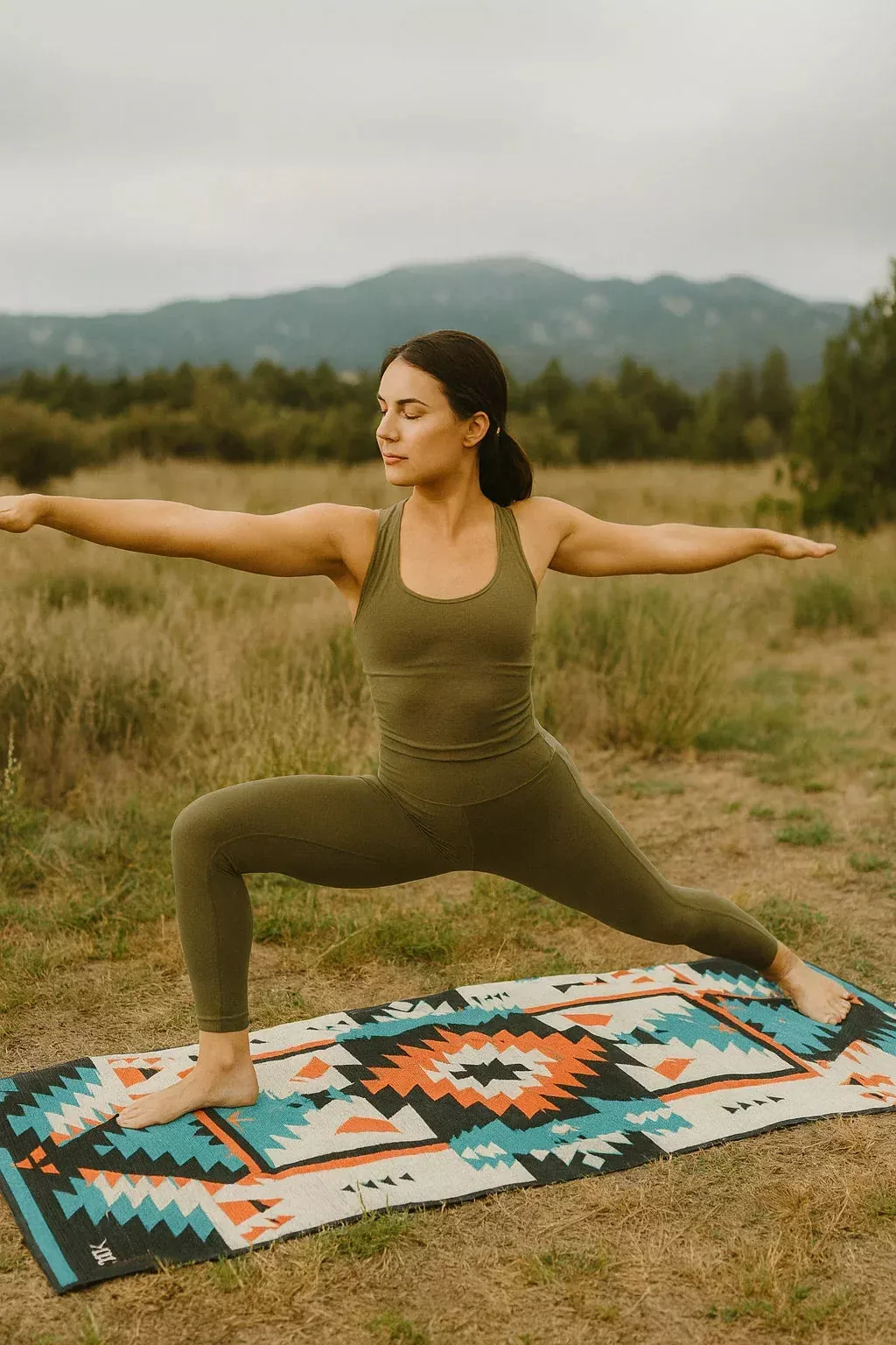 Yune Yoga - Yoga Mat | 6mm Thick | Turquoise | Non-Slip | Eco Friendly | Great Hill