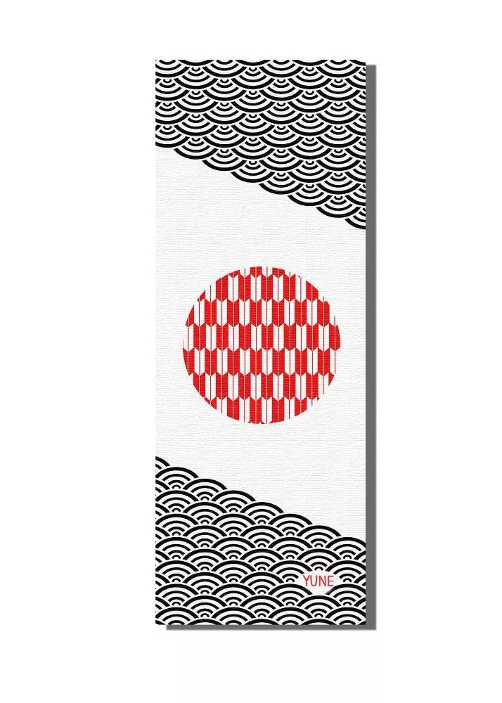 Yune Yoga - Yoga Mat | 6mm Thick | White Black | Non-Slip | Eco Friendly | Toru