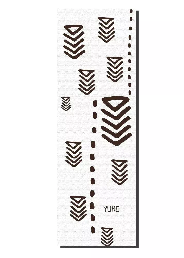 Yune Yoga - Yoga Mat | 6mm Thick | White | Non-Slip | Eco Friendly | Crag