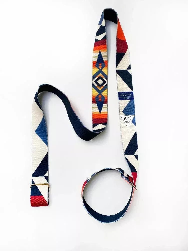 Yune Yoga - Yoga Strap Pendleton Fire Legend