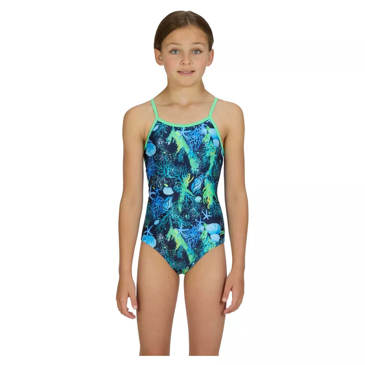 ZoggsGirl's Seaside Yaroomba Floral One Piece Swimsuit